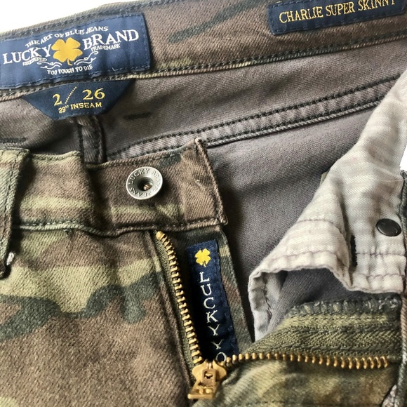 Lucky Brand - Charlie Super Skinny Camo - Size 26 - Picture 3 of 3